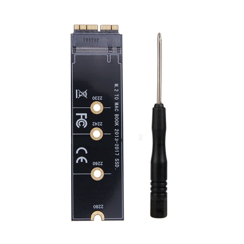 For Pro 2013-2017 to NVME M-Key M.2 Hard Drive Adapter