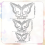 3Pcs 3D Butterfly Metal , Butterfly Die Cut for Card Making 3