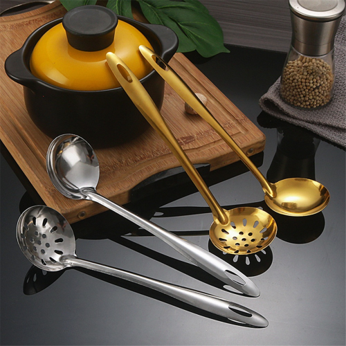 Stainless Steel Colander Soup Spoon Soup Spoon Kitchen Accessories,A 1