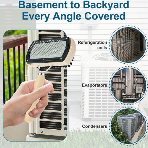 Air Conditioner Coil Cleaning Brush - Double Sided HVAC Brush 2
