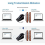 Lecteur de codes-barres portable USB sans fil Bluetooth 4