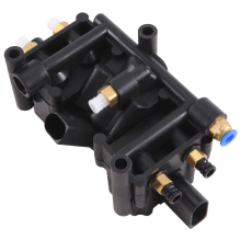 Bomba de inflado del bloque de válvula solenoide de suspensión neumática para X5 E53
