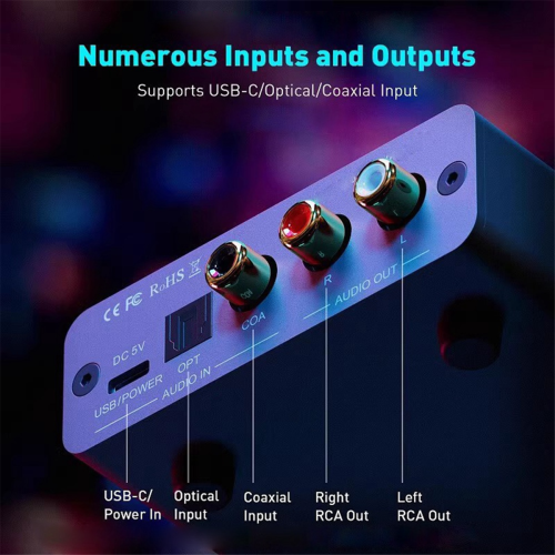 Amplificatore per cuffie da gioco USB K5Pro con stereo HiFi 2