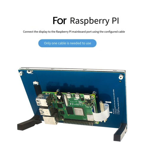 Écran tactile capacitif 4B/3B+ 7 pouces HD IPS, C