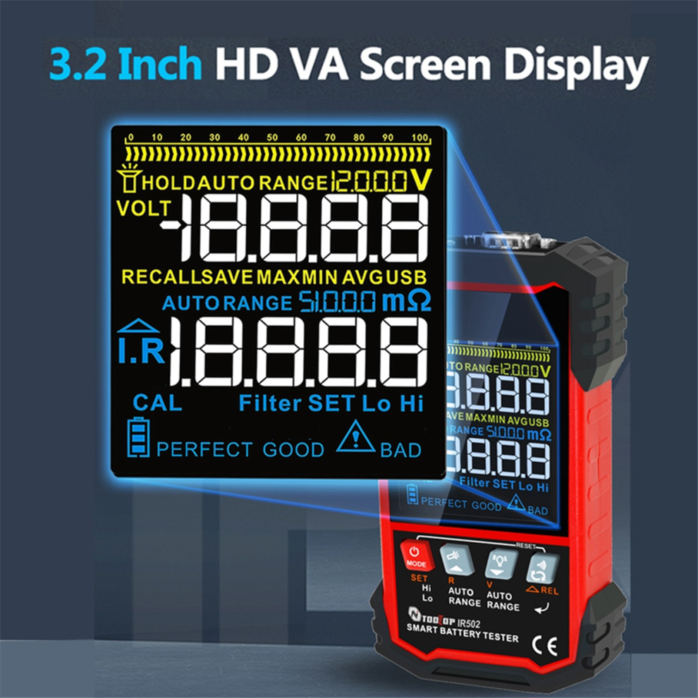 Ir500 Battery Internal Resistance Tester 500Î© 4853127674458