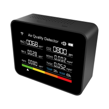 13-in-1 Tuya WIFI Luchtkwaliteitsmonitor - Zwart