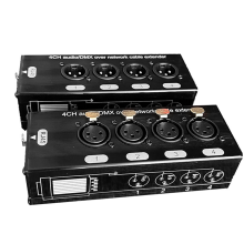 4 CH Signal Extender 4 XLR to Rj45 Extender, for Recording Studio