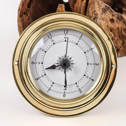 Barometer Thermometer Hygrometer Clock Analog Weather Station for Wall 1