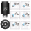 Actionneur de radiateur Tuya Smart ZigBee noir 4
