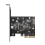 Κάρτα επέκτασης USB-C 3.2 Gen 2x2 PCI-e Gen 3 x4 Type-c 20Gbps ASMedia 1