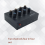 AU-404 Stereo Sound Vier Multi Input Output Mixer Audio Musik Mischen 3