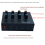 AU-404 Stereo Sound Vier Multi Input Output Mixer Audio Musik Mischen 2