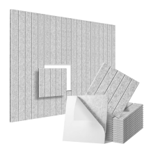 12 sztuk dźwiękoszczelnych paneli piankowych 12x12x0,4 cala, srebrno-szary