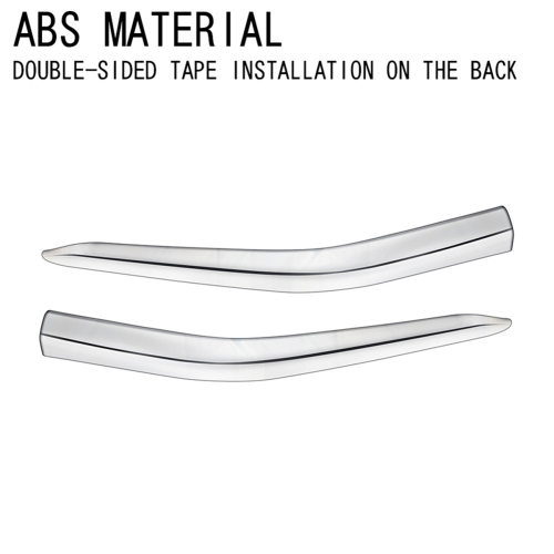 For Alphard 40 Series 2023+ Front Bumper Splitter Lip, Silver 2