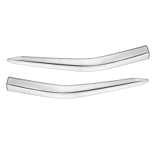 For Alphard 40 Series 2023+ Front Bumper Splitter Lip, Silver
