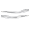 For Alphard 40 Series 2023+ Front Bumper Splitter Lip, Silver 1