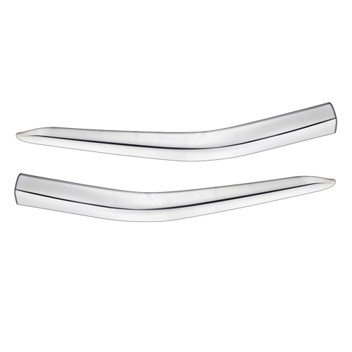 For Alphard 40 Series 2023+ Front Bumper Splitter Lip, Silver