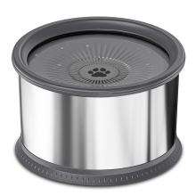 Alimentatore d'acqua anti-goccia in acciaio inossidabile da 6,5 l e 1,6 galloni (D)
