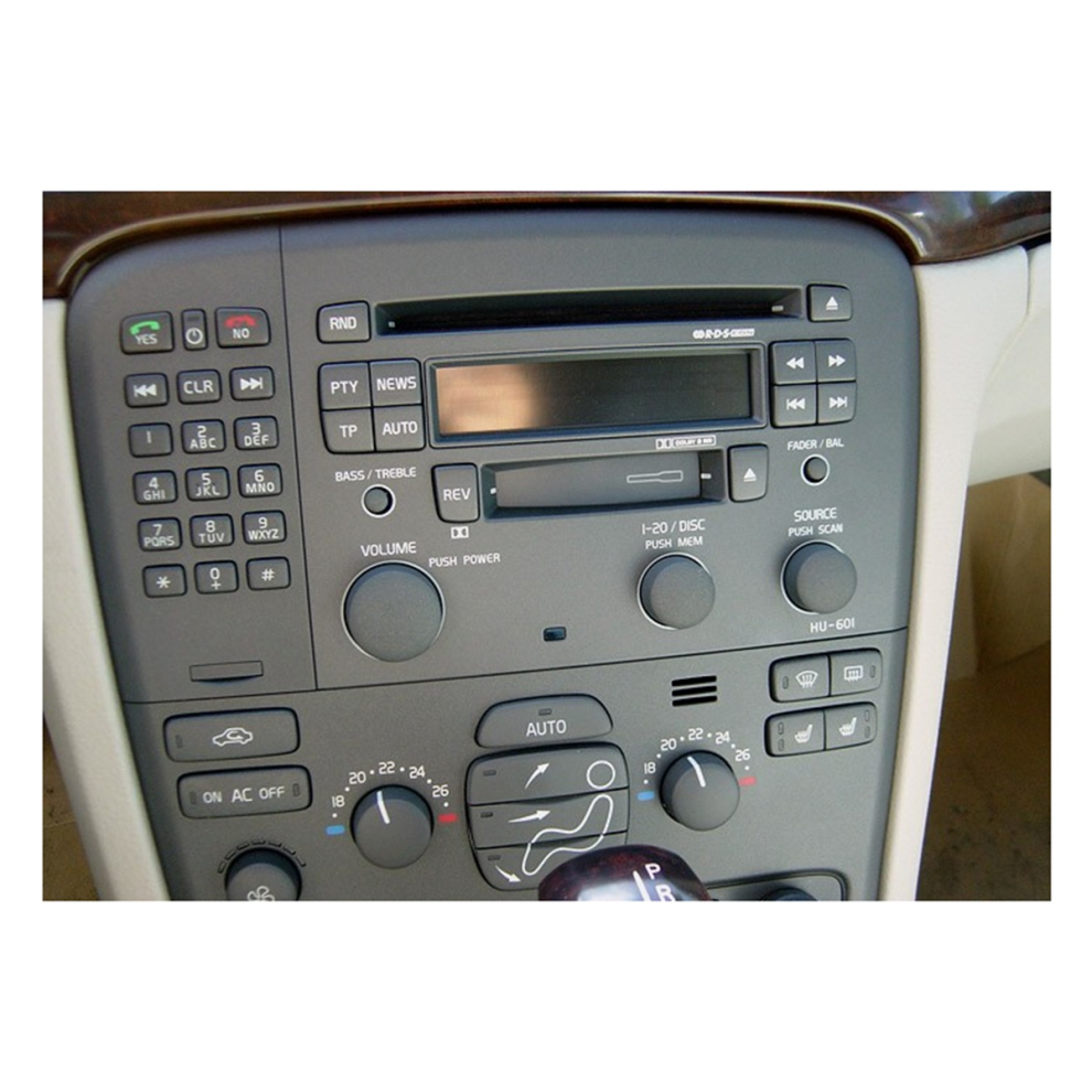 For S80 1999-2005 Car Stereo Fascia Dash Panel(173X98mm) 4853127610593