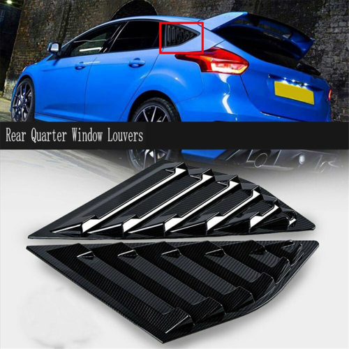 Rear Quarter Window Louvers for Focus MK3 Hatchback 2012-2018 2