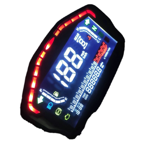 Cyfrowy prędkościomierz motocyklowy LED do 1