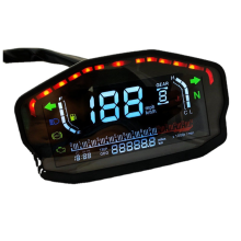 Cyfrowy prędkościomierz motocyklowy LED do