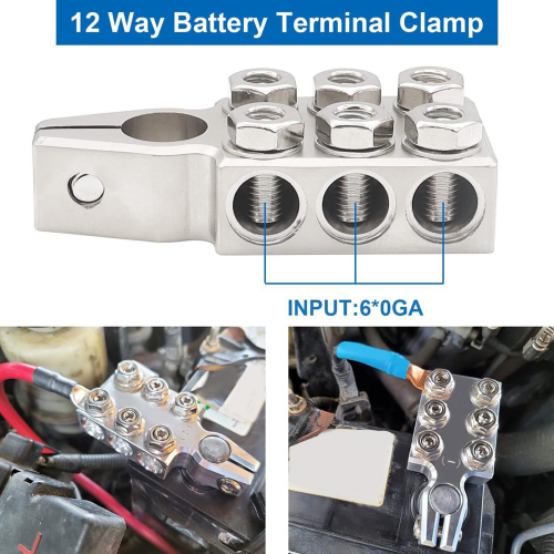 Battery Terminal Connector Car Audio Modified Battery Pile Head 2