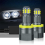 Lâmpada de farol H8 6000K 120W LED Angel Eyes Canbus 2