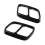 1Pair Rear Dual Exhaust Muffler Pipe Cover Trim A 1