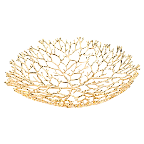 Metal Fruit Bowl Ornaments Home Coffee Table Dining Fruit Basket