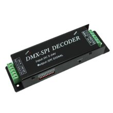 Controlador de LED DMX200 SPI para fita de LED 2811, 5V DC, 12/24V