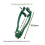 Square Hole Drill Bit Adapter Fixing Bracket for Drill Machine Parts 2