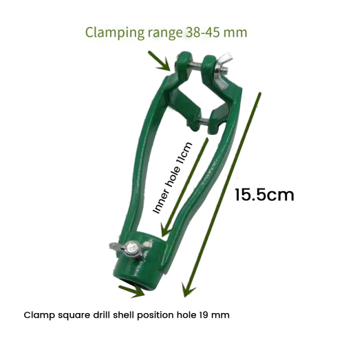 Square Hole Drill Bit Adapter Fixing Bracket for Drill Machine Parts 1