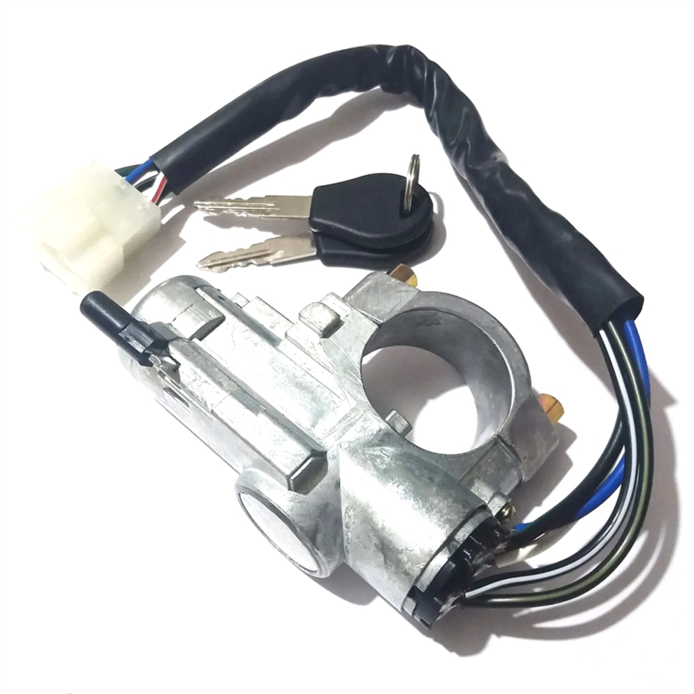 Black For D21 48700-01G25 Ignition Key Switch Lock Cylinder With Key
