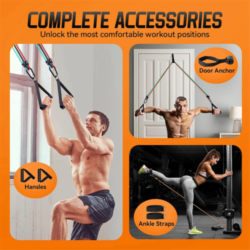 Resistance Bands with Handles, Exercise Bands Resistance Bands Set 1