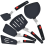 Silicone Spatula, 5-Pack Spatulas Silicone Set for Nonstick Cookware 1