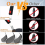 Silicone Spatula, 5-Pack Spatulas Silicone Set for Nonstick Cookware 6