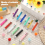 50Pc Plastic Beaded Pens Bulk Multicolor Cute 1.0mm Beaded Pens, B 3