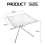 Portable Outdoor Fire Pit for Camping, Campfire With Carrying Bag 5