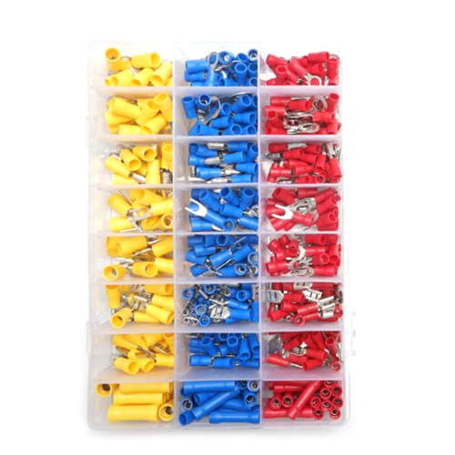 Conjunto de ferramentas de crimpagem de fios, kit variado de conectores para cabos e fios elétricos 2