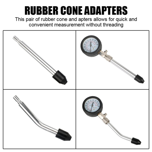 Gasoline Engine Compression Meter with M10 M14 Adapter 2