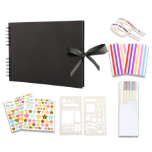 DIY Scrapbook-Album, Schwarz