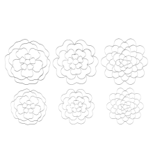 Conjunto de 6 suportes para arranjos florais (5 polegadas, 68 polegadas)