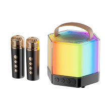 Maszyna do karaoke, przenośny głośnik karaoke Bluetooth z basem, czarny