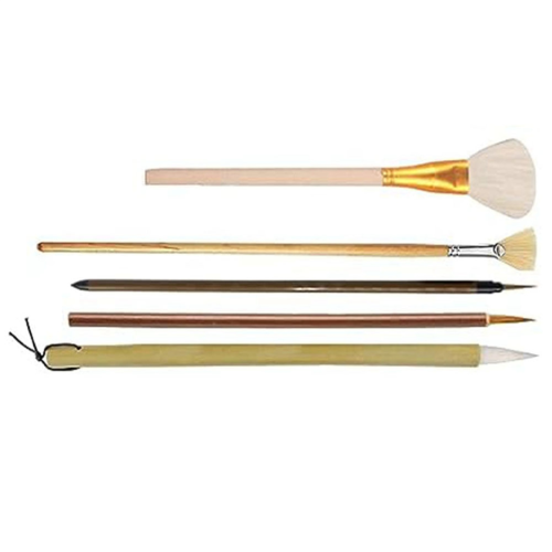 Conjunto de 10 pincéis para esmalte cerâmico 1