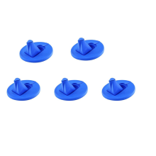 Conjunto de 5 tampas para lata de tinta de 3,8 litros (1 galão) para despejar e armazenar.
