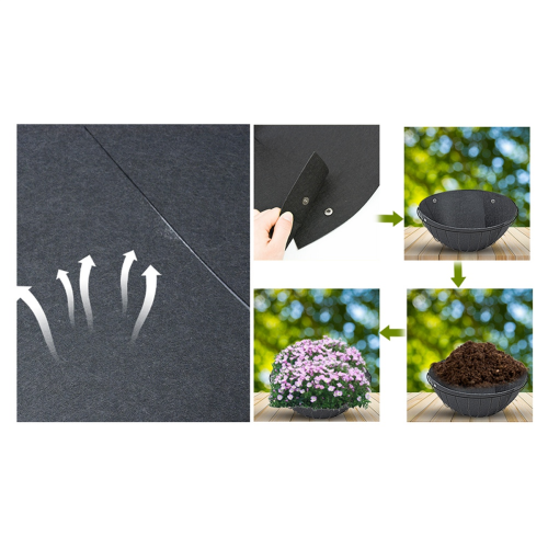 Conjunto de 6 forros para cestos de flores suspensos de 14/16 polegadas 2