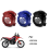 Motoroliefilter afdekkap voor motorfiets, rood 2