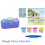 Bluey Dough Set, Carry Case, Playdough Cutters, Roller, Kids Craft Toy 2