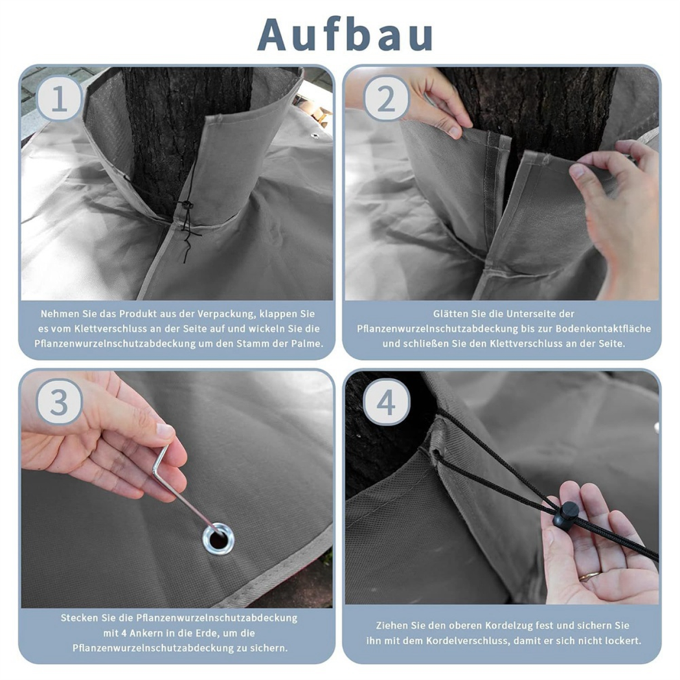 Kit De Protection Hivernale Pour Arbres - 20 Bandes En Jute 40x600 Cm + Corde, Résistant Jusqu'à -30°C, Pour Fruitiers Et Arbustes